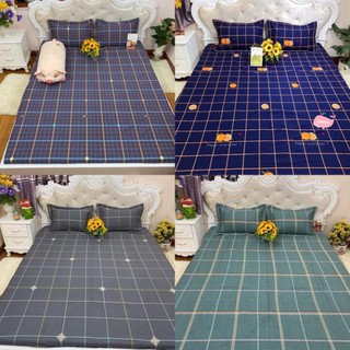 🌼 [ Xả KHO] Ga và 2 vỏ gối COTTON HÀN( nhắn tin chọn mẫu cho shop)