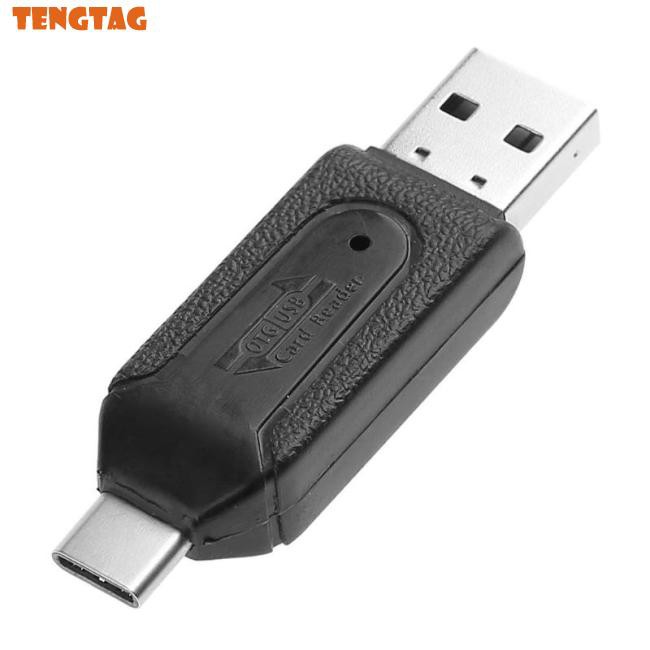 Đầu Đọc Thẻ Nhớ Tốc Độ Cao 480mbps Otg Usb2.0 Type-C Usb 3.1