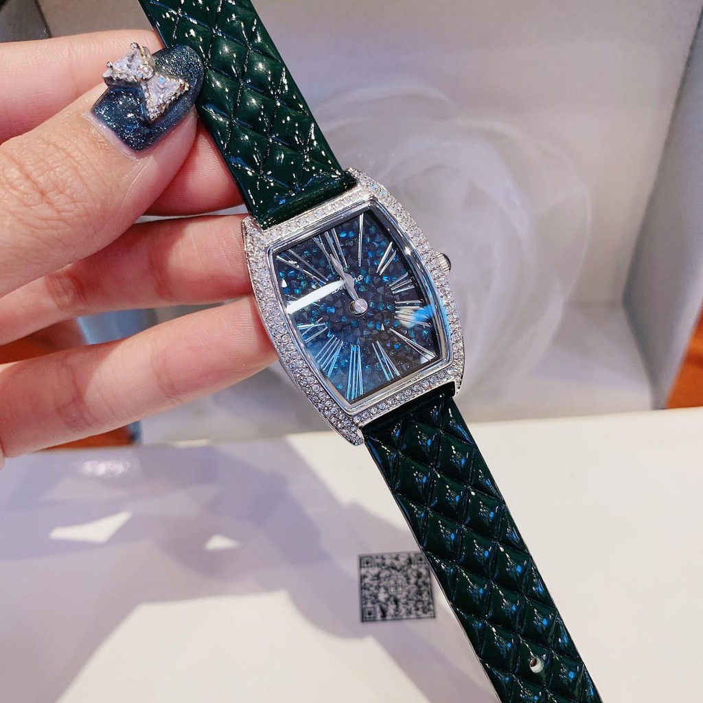 ĐỒNG HỒ NỮ DAVENA ĐÍNH ĐÁ FULL CHANH SẢ