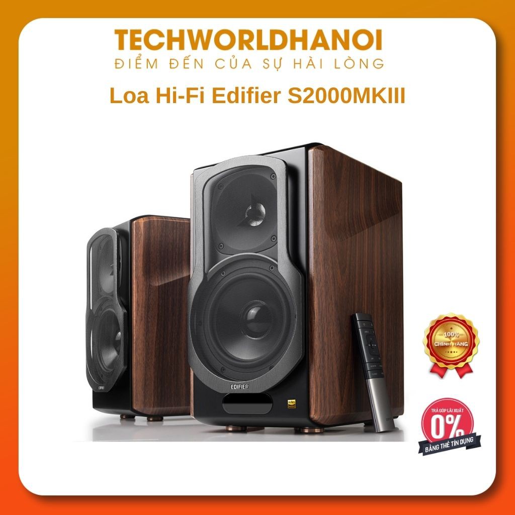 Loa Hi-Fi Edifier S2000MKIII (HiRes Audio, Bluetooth 5.0 aptX HD) | Hàng chính hãng | Bảo hành 24 tháng