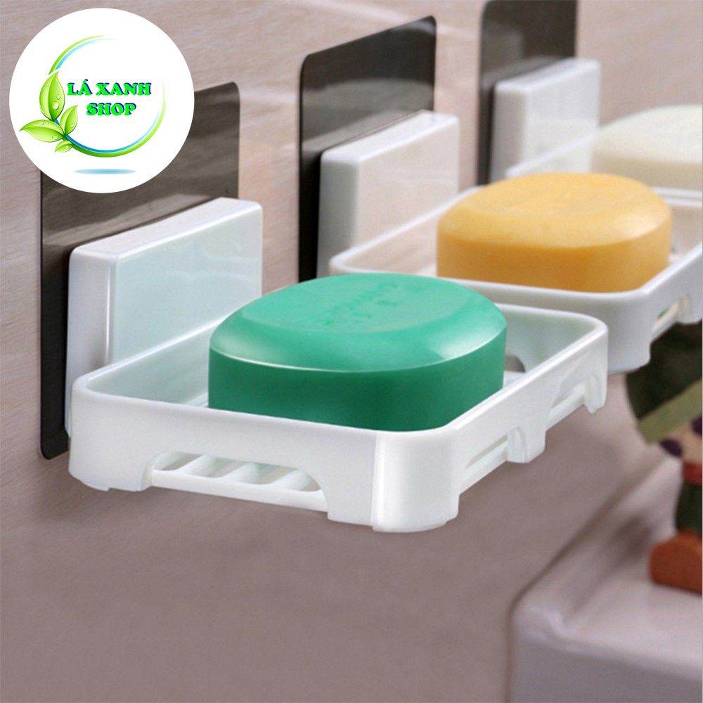 Giá Khay Nhựa Để Xà Phòng Nhà Tắm Sạch Sẽ - Kệ Xà Bông Để Đồ Đa Dạng Kiểu Dán