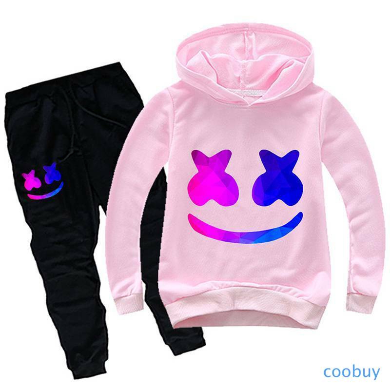 Set Áo Hoodie In Hình 3d+quần Dài Cho Bé