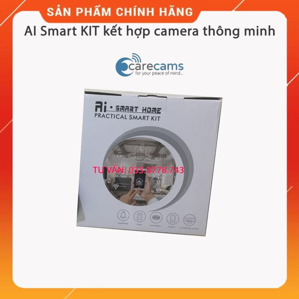 [Hàng xịn] Bộ camera Carecam kèm cảm biến thông minh AI Smart KIT cảnh báo chống trộm | BigBuy360 - bigbuy360.vn