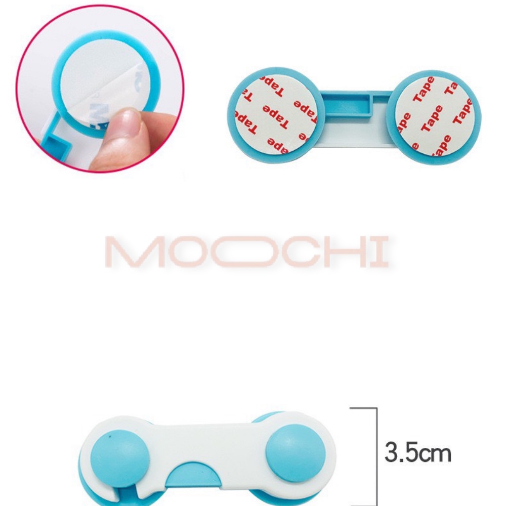 Khóa Tủ Lạnh, Tủ Quần Áo, Ngăn Kéo Chống Va Đạp An Toàn Cho Trẻ Em
