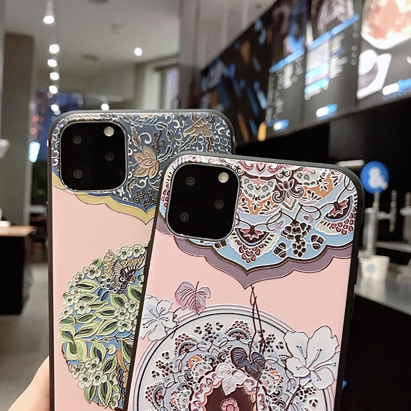 Ốp điện thoại hoạ tiết in nổi cho OPPO A16 A54 A74 A94 A93 4G Reno 6 5 5G 4 3 2F A15 A15S 2021 A53 A33 A31 A5 A9 2020 A52 A92 A3S A12e A5S A7 F11 Pro F9 F1S A83 F5 Youth