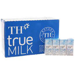 Thùng 48 Hộp Sữa tươi tiệt trùng TH true MILK ÍT ĐƯỜNG 180ml