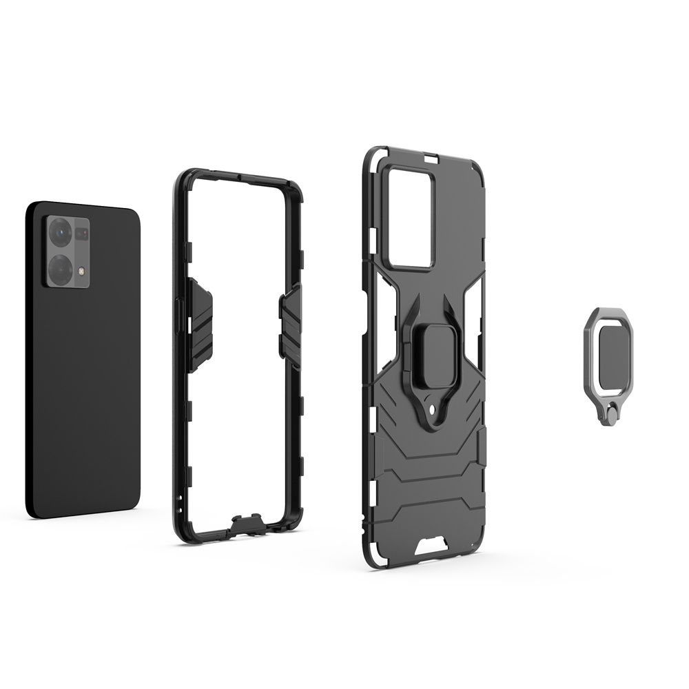 Ốp Điện Thoại PC Cứng Chống Sốc Kèm Móc Xỏ Ngón Cho Oppo Reno 7 Reno7 4G Oppo F21 Pro 4G