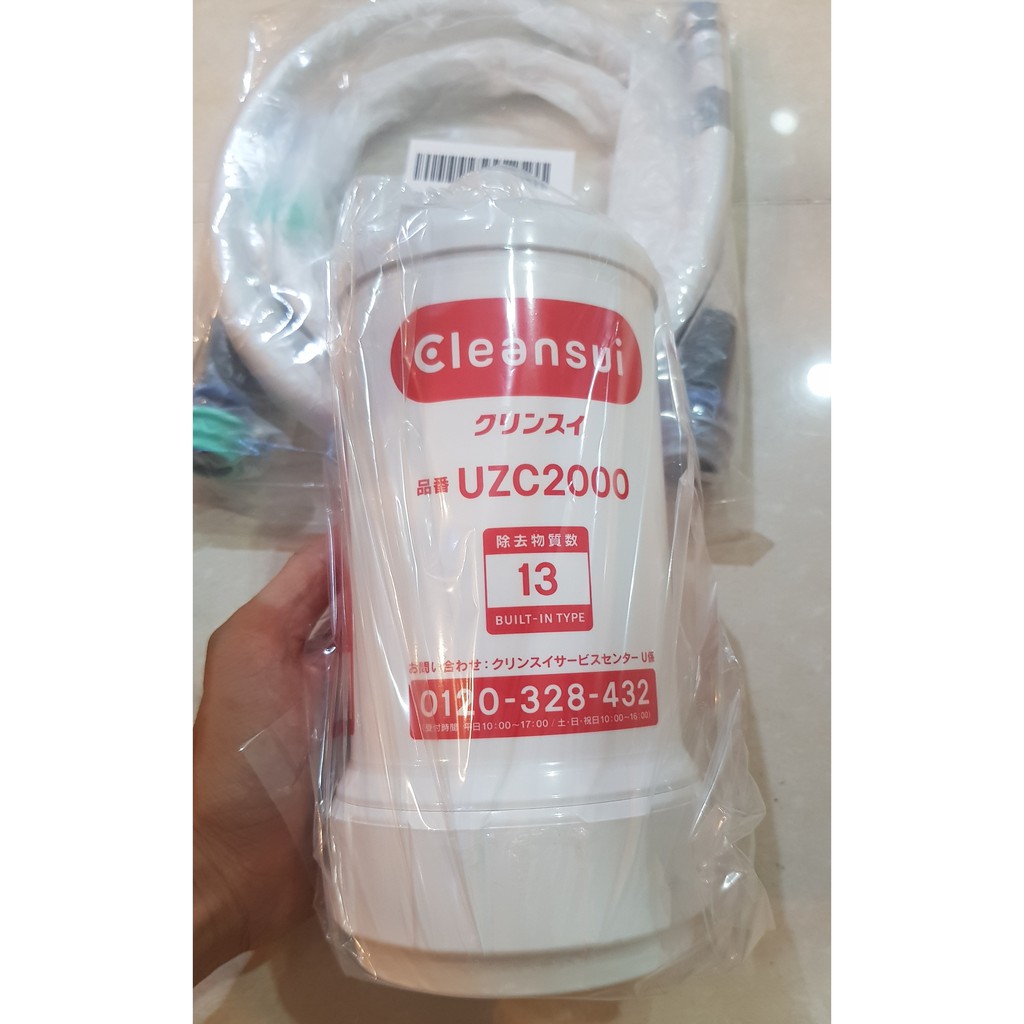 Lõi lọc nước Cleansui UZC2000 UZC2000 HG BUC12001 và ồng nối TOTO 93A441-93A451-93A48R