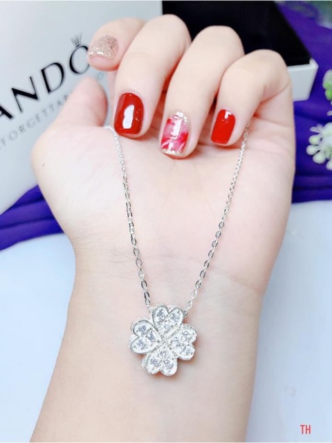 Dây chuyền nữ liền mặt bạc cao cấp 925 | BigBuy360 - bigbuy360.vn