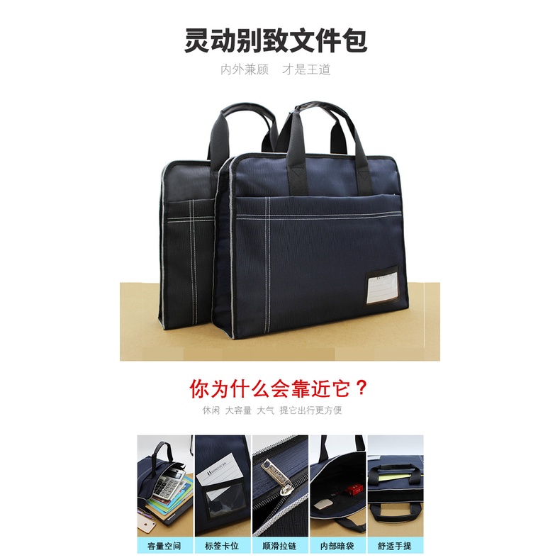 Túi Xách Công Sở Vải Oxford Canvas Sức Chứa Lớn Cho Nam | BigBuy360 - bigbuy360.vn