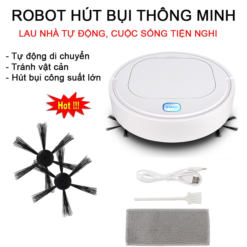[Mã ELMS5 giảm 7% đơn 300K] Máy hút bụi_Robot hút bụi thông minh_ Lực hút mạnh_Pin khoẻ_Cảm biến siêu nhạy | BigBuy360 - bigbuy360.vn