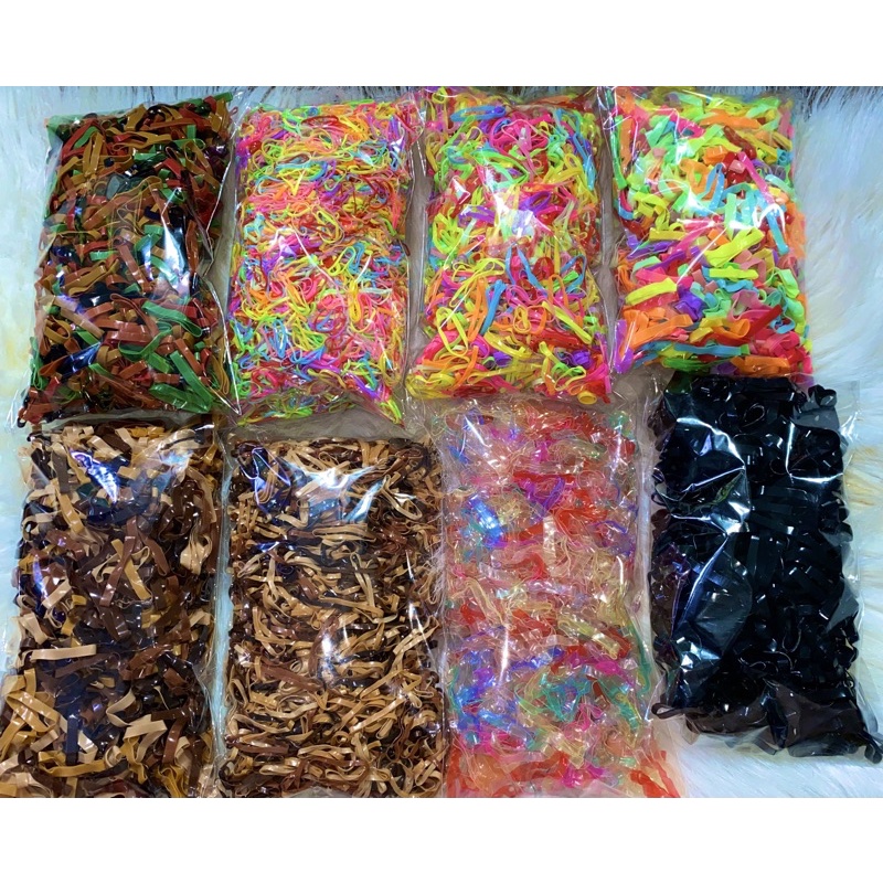 Thun Cột Tóc Nhiều Màu Sắc Siêu Dai (100g)