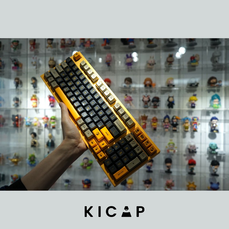 Bộ keycap SA Màn hình vàng tráng men - Kicap