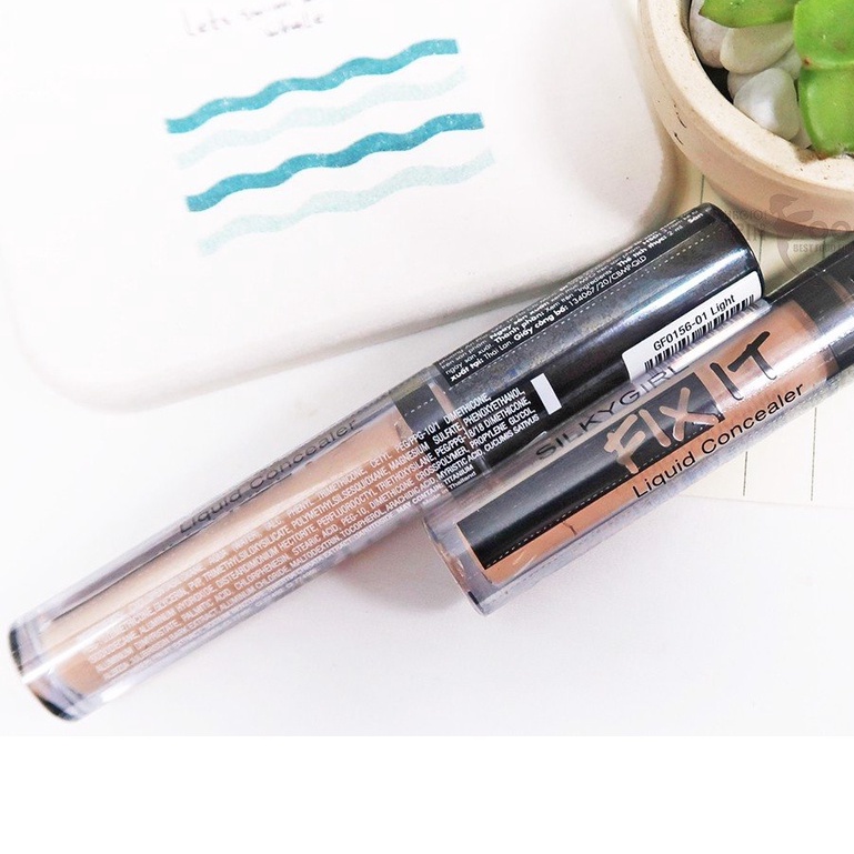 Che Khuyết Điểm Che Phủ Mịn Mượt Silkygirl Fix It Liquid Concealer 2ml