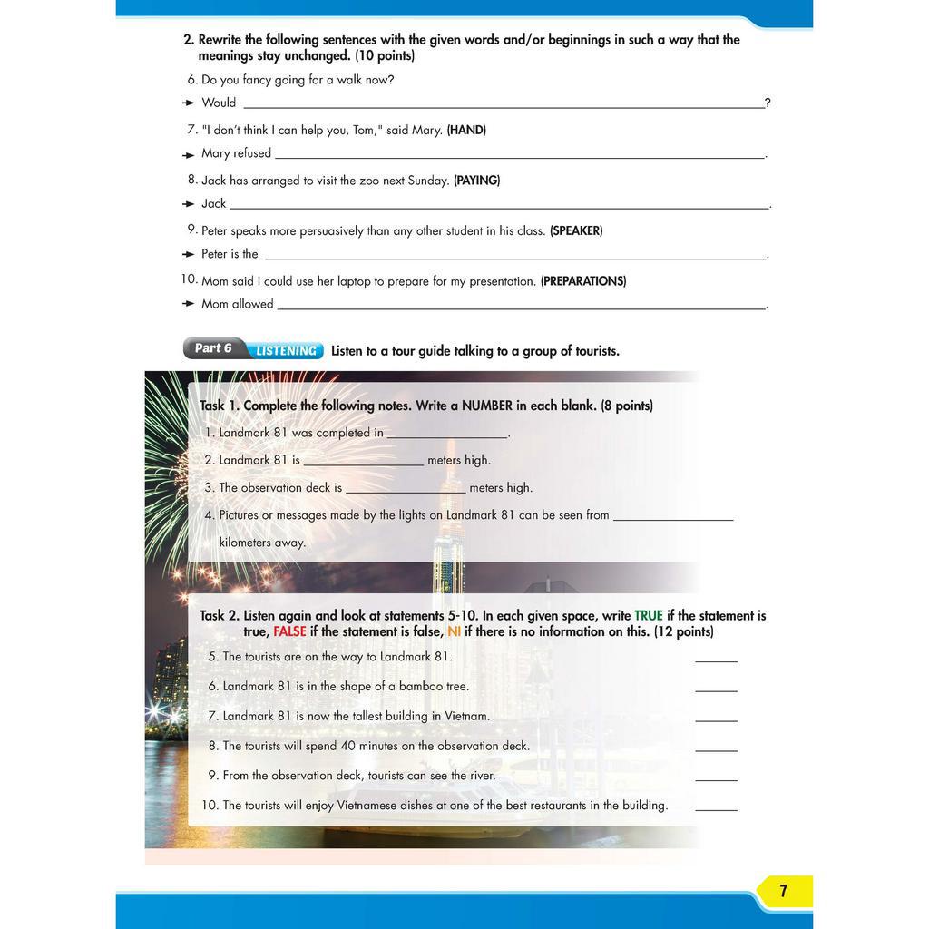 Sách - DTPbooks - Practice Test Grade 9