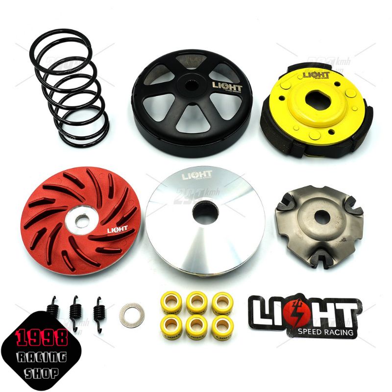 [LIGHT V3 RACING]Bộ nồi Light Speed Racing V3 cho xe Honda Vario, Click Thái, Air Blade 125-150, PCX...