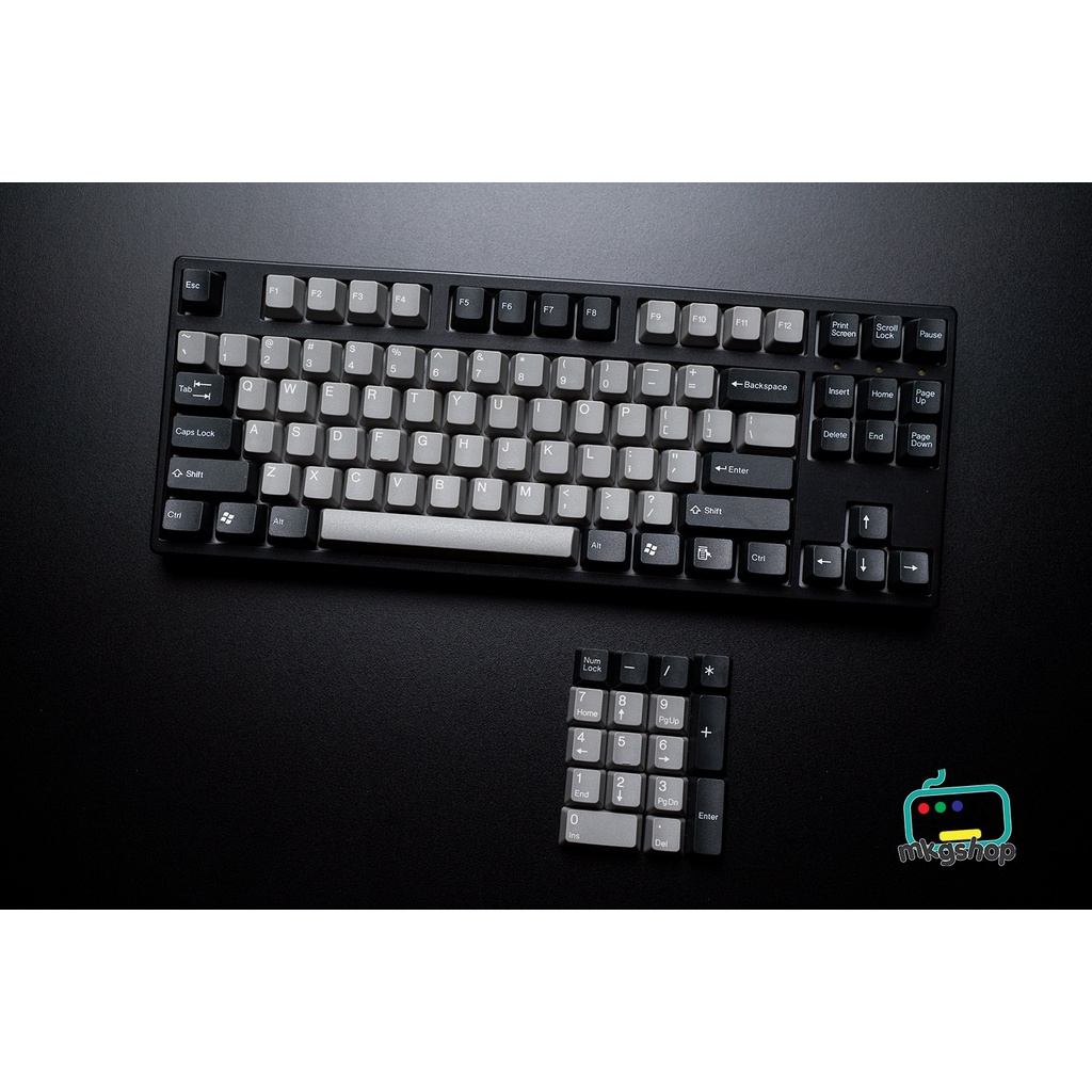 [Mã 254ELSALE giảm 7% đơn 300K] Keycap xám đen OEM doubleshot nút bàn phím cơ