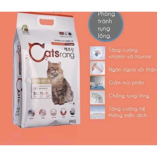 Thức ăn hạt cho mèo catsrang túi 5kg