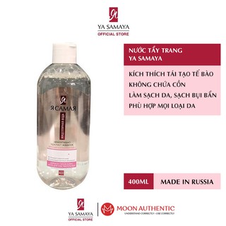 Nước Tẩy Trang Không Cồn YA SAMAYA Nga 400ml - Dành Cho Mọi Loại Da