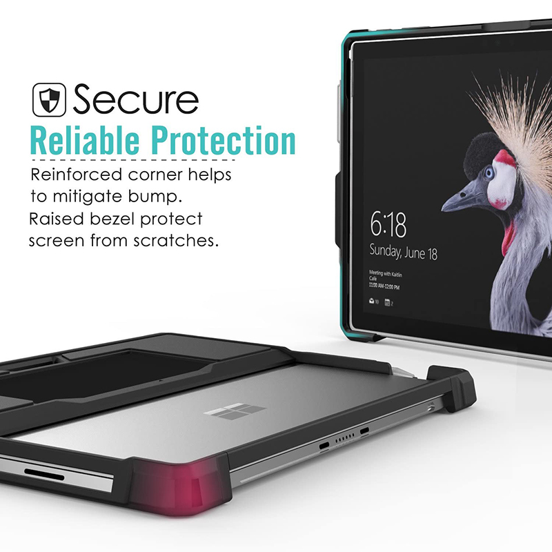 Ốp Máy Tính Bảng Có Giá Đỡ Bút Cho Microsoft Surface Pro 7 Pro 6 Pro 5 Pro 4 Surface Go 2