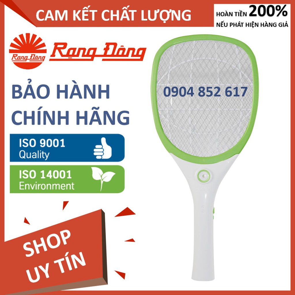 Vợt muỗi Rạng Đông siêu bền, 3.5W, cấp độ bảo vệ IP 20