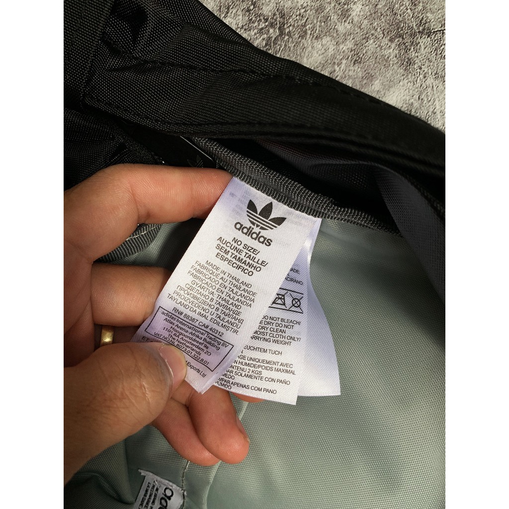 Balo Adidas B184 Originals Backpack Black FL9627 Full Tag Code
