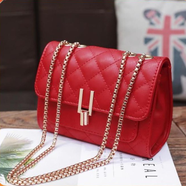 Túi Xách Nữ Đeo Chéo _🌷_Shop_247_🌷_Hàng Cao Cấp_✪_Túi xách nữ khóa xoay Hàn Quốc kiểu dáng trẻ trung_T2PX