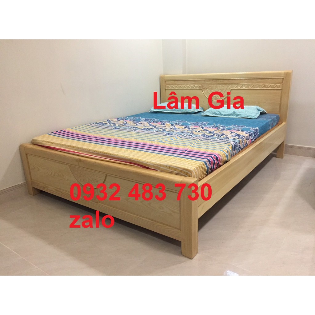 giường gỗ sồi nga cao cấp hàng chuẩn (hcm)