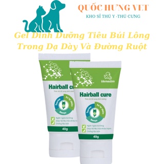 Gel tiêu búi lông cho mèo hairball cure 50g - quốc hưng vet