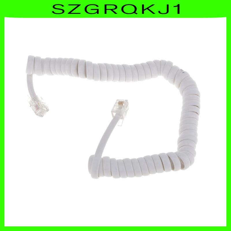 Dây Cáp Truyền Dữ Liệu RJ11 Dài 2M Màu Trắng Cho Điện Thoại