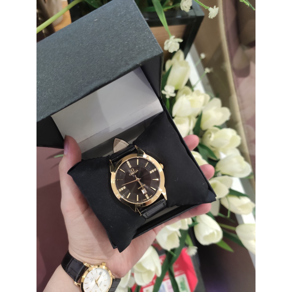 [HOT 2021] Đồng hồ Nam O.M.E.GA, dây da mềm, size 40, thẻ bảo hành 12 tháng- Đồng hồ Omega Nam | BigBuy360 - bigbuy360.vn