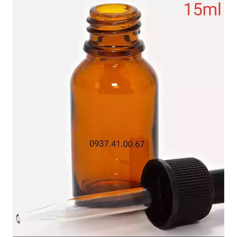 [VỎ CHAI 15ML] Nâu Tinh Dầu,Mỹ Phẩm