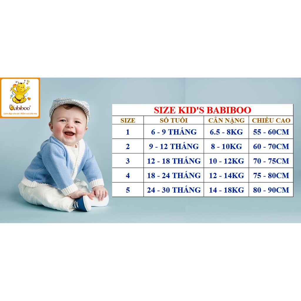 Áo sát nách cho bé bozip cotton in hình KID'S BABIBIOO - BB149