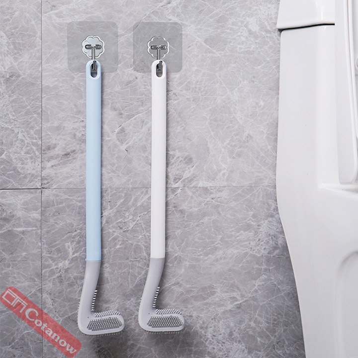 Cọ Bồn Cầu Silicon, Cọ Chà Toilet Thông Minh (kiểu dáng gậy đánh golf) - COTANOW