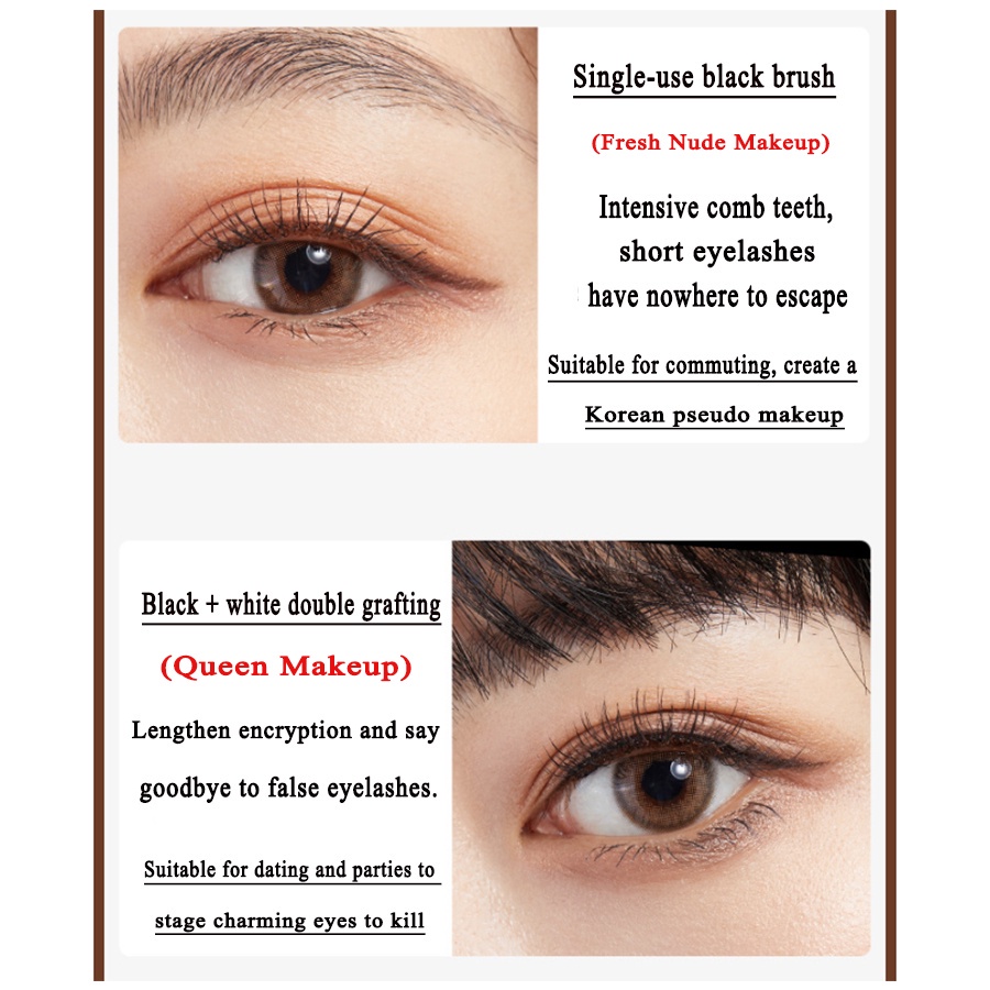 Set 2 Mascara Trang Điểm Lông Mi Chống Nước