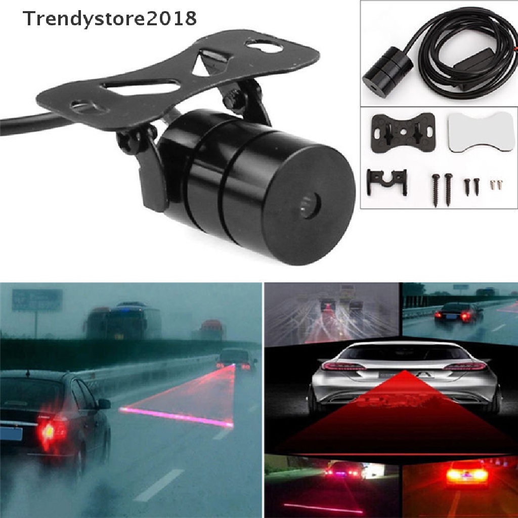Đèn LED Cảnh Báo Chống Va Chạm Màu Đỏ Laser Phổ Biến Hợp Thời Trang 2018 Cho Xe Hơi