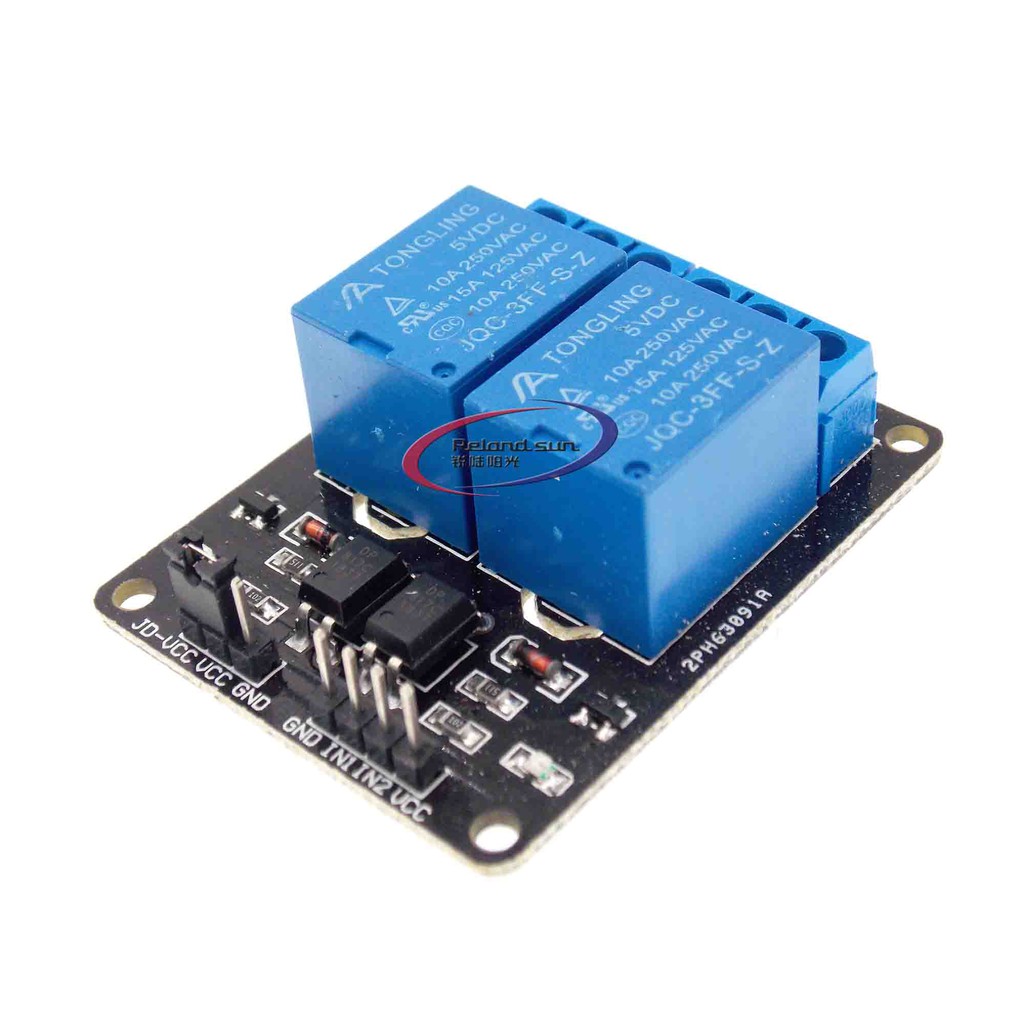 5pcs 1pcs 2 channel relay module 5V 2-channel relay modules 5VDC 2 road relay module control board with