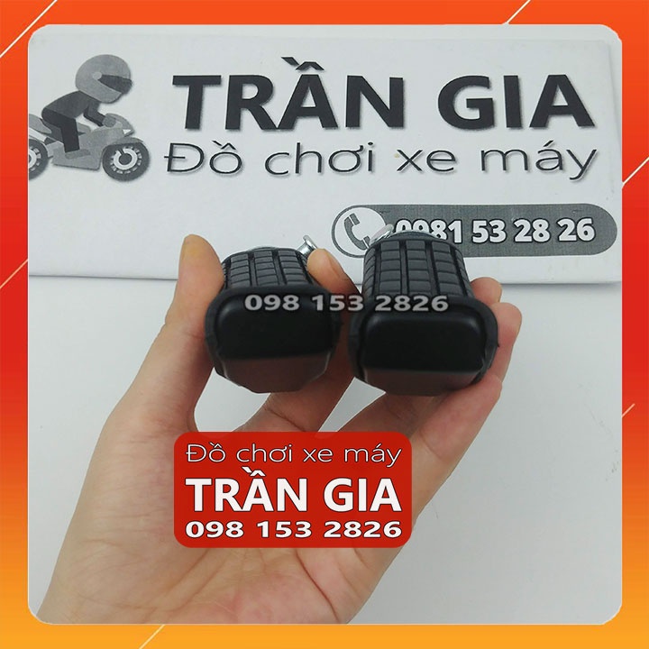 Gác chân sau cao su xe AB airblade 2008-2009-2010, VISION các đời, Wave 110 phụ kiện trang trí xe air blade