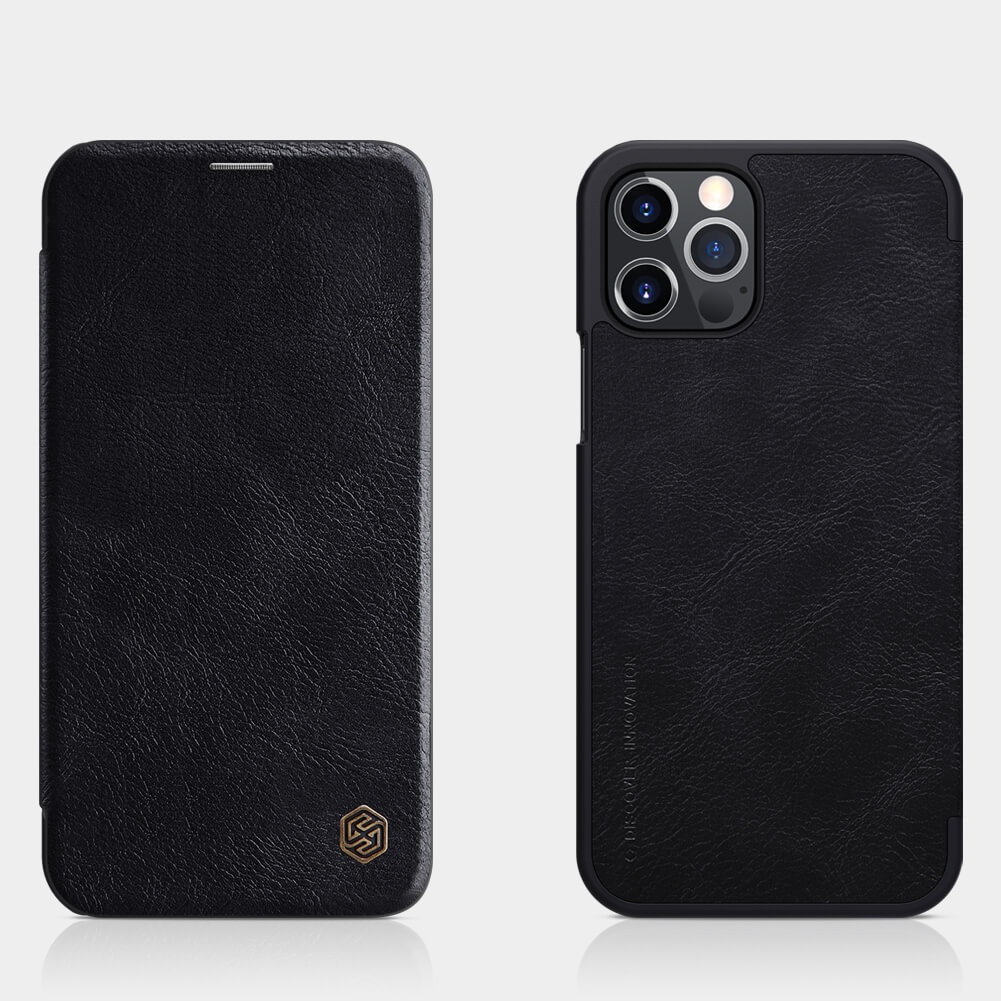 Bao da Nillkin QIN Leather Case cho iPhone 11/12 Pro Max/11/12 Pro/11/`12/12 Mini/Xs Max/Xr/X/Xs/6/6S/7/8/Plus