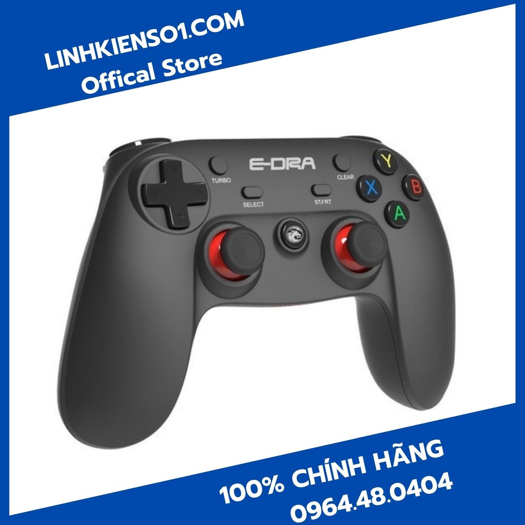 [Mã 254ELSALE giảm 7% đơn 300K] Tay cầm chơi game không dây E-Dra EGP7601 / EGP7602 Wireless