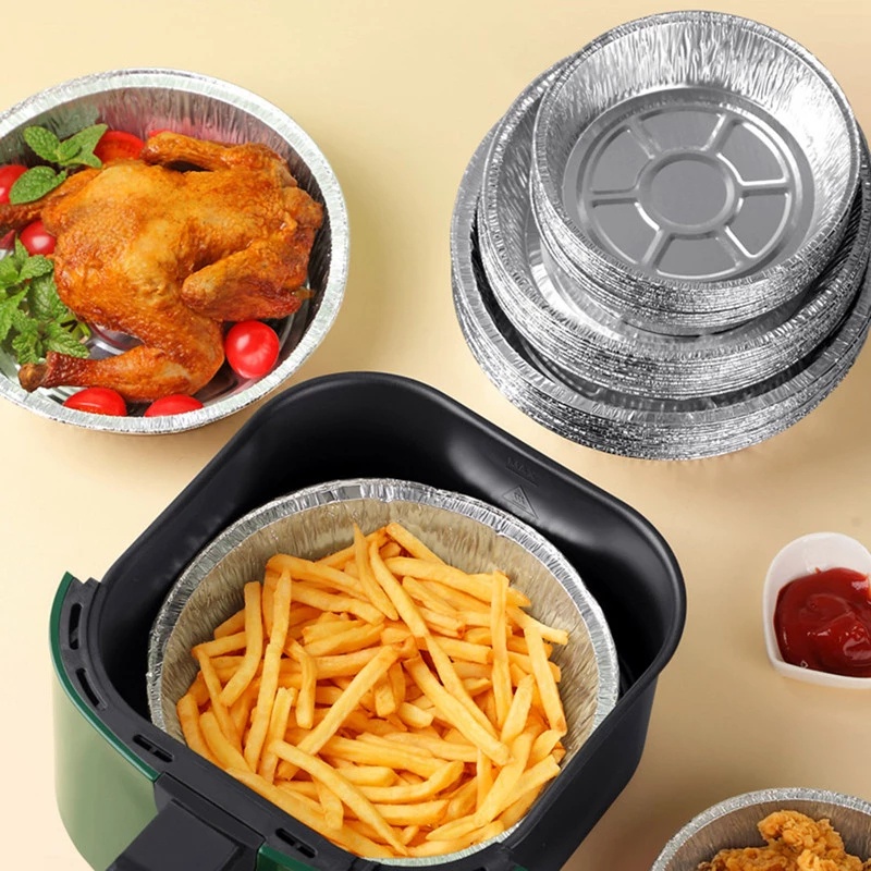 Set 10 Khay Thiếc Chống Dầu Nướng Bánh Tiện Dụng