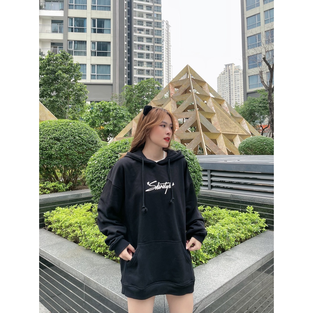 Áo Khoác Hoodie Unisex Nam Nữ Form Rộng SDVN