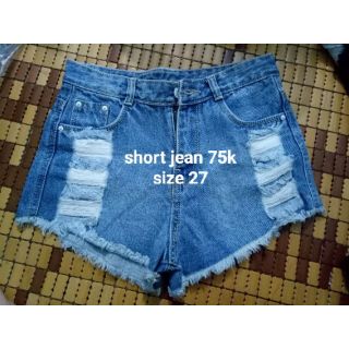 Thanh lý Quần short jean size 27
