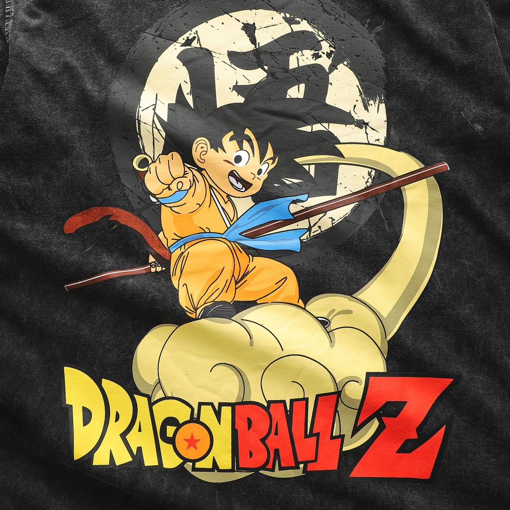 Áo thun tay lỡ nam nữ in hình Goku , Vải Cotton Form Oversize - SELECTED.STORE