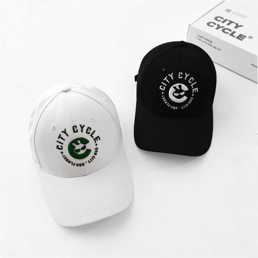 Mũ lưỡi trai local brand Mascot City Cycle thêu hình linh vật oversize unisex