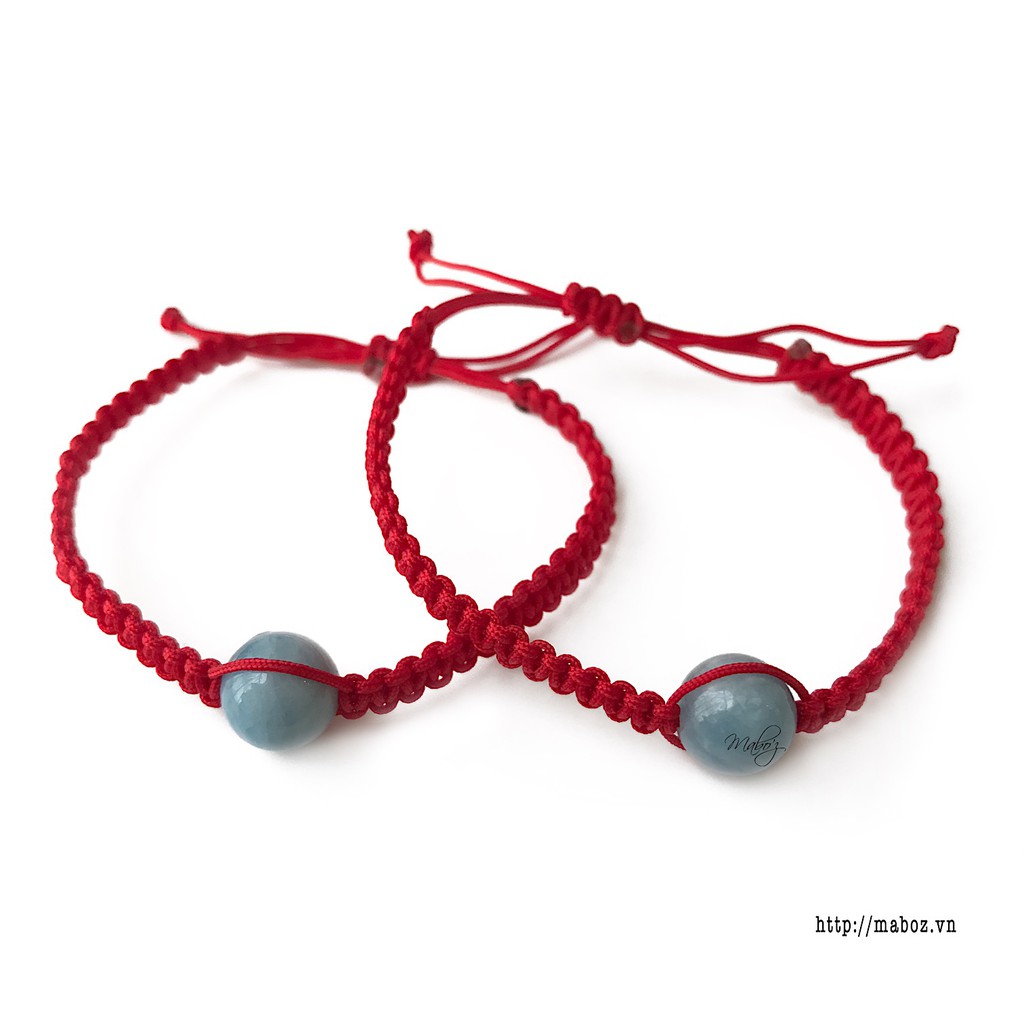 Vòng cặp Rojte Bindele Đá Aquamarine