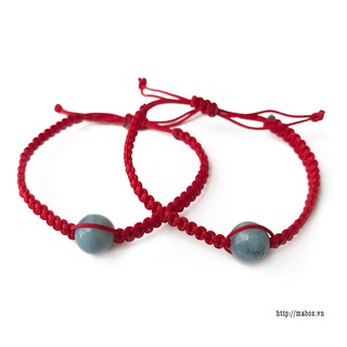 Vòng cặp Rojte Bindele Đá Aquamarine
