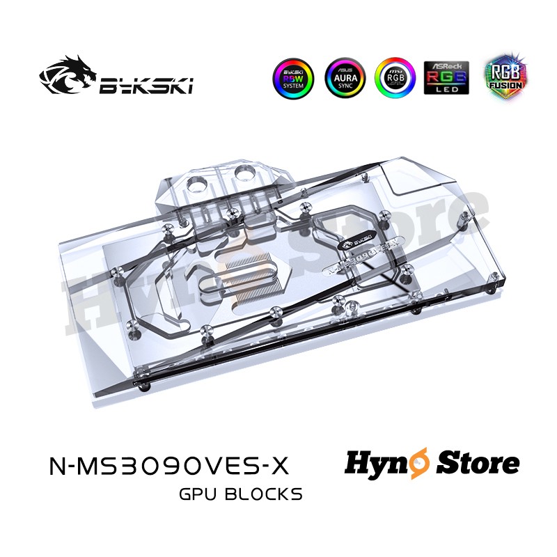 Block tản nhiệt nước cho card màn hình MSI 3080 3090 Ventus Tản nhiệt nước custom -Hyno Store