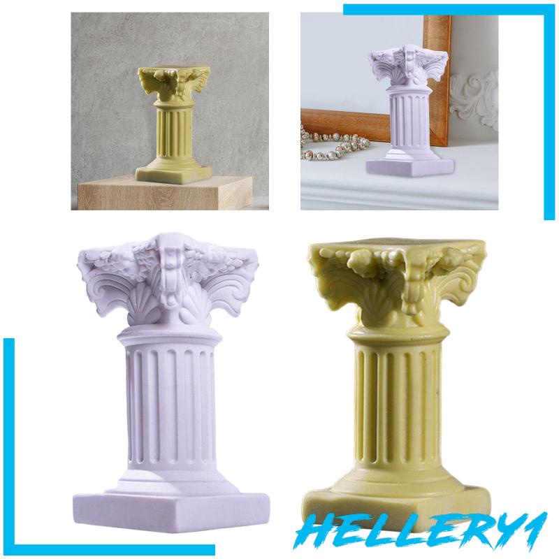 [Hellery1] Chân Đứng Cột Tiểu Cảnh La Mã Để Bàn Trang Trí Phong Cảnh Hy Lạp