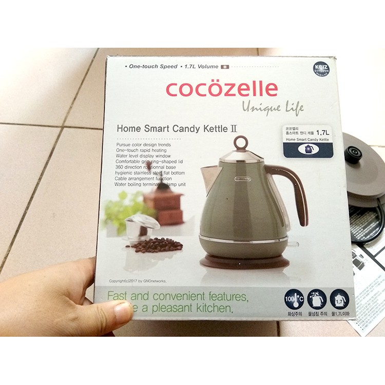 Ấm đun nước siêu tốc hàng ĐỨC Cocozelle chính hãng xuất khẩu Cao cấp